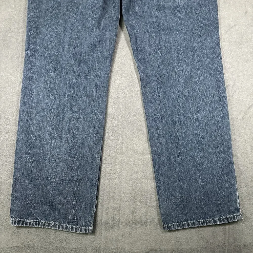 Carhartt Jeans Mens 38x32 Relaxed Fit Blue Denim 101483-968